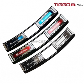 Накладка на порог багажника черный титан для Tiggo 8 pro