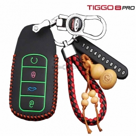 Чехол для ключа кожа Tiggo 8 pro