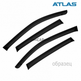 Черные дефлекторы для Atlas широкие