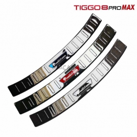 Накладка на задний бампер черный титан для Tiggo 8 pro max