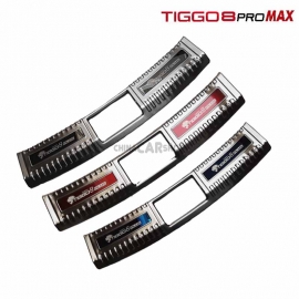 Накладка на порог багажника серебро для Tiggo 8 pro max