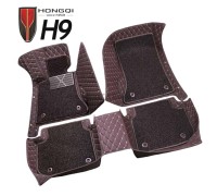 Коврики в салон 3D с прострочкой и покрытием для Hongqi H9