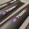 Наклейка под карбон на внешний порог для Tiggo 7 pro