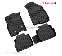 Коврики в салон №1 из полиуретана для Tiggo 4 рест