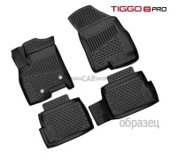 Коврики в салон №1 из полиуретана для Tiggo 8 pro