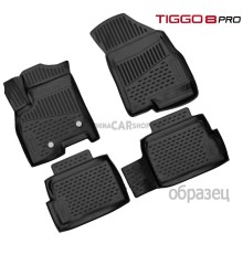 Коврики в салон №1 из полиуретана для Tiggo 8 pro