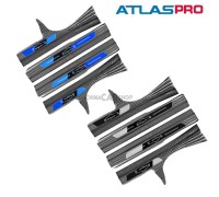 Накладки на внутренний порог карбон для Atlas PRO