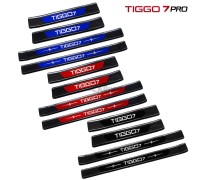 Накладки на внешний порог черный титан для Tiggo 7 pro