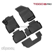 Коврики в салон №2 из полиуретана для Tiggo 8 pro