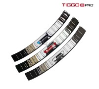 Накладка на задний бампер черный титан для Tiggo 8 pro