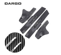 Накладки на внутренний порог карбон для Dargo