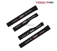 Наклейка под карбон на внутренний порог для Tiggo 7 pro