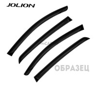 Дефлекторы 4 шт черные REIN для Jolion