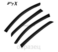 Дефлекторы 4 шт черные Comfort для F7x