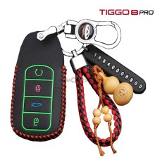 Чехол для ключа кожа Tiggo 8 pro