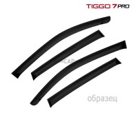 Дефлекторы 4 шт черные для Tiggo 7 pro