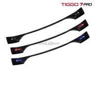 Накладка на задний бампер черный титан для Tiggo 7 pro