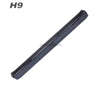 Накладка на порог пола багажника черная для H9