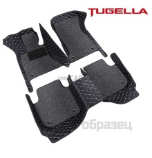 Коврики в салон 3D с прострочкой и покрытием для Tugella