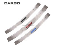 Накладка на задний бампер серебро для Dargo