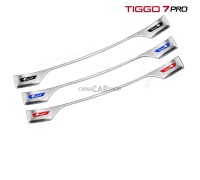 Накладка на задний бампер серебро для Tiggo 7 pro