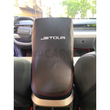 Чехол на подлокотник с логотипом для Jetour Dashing прямоугольный Чехол на подлокотник с логотипом для Jetour Dashing прямоугольный
